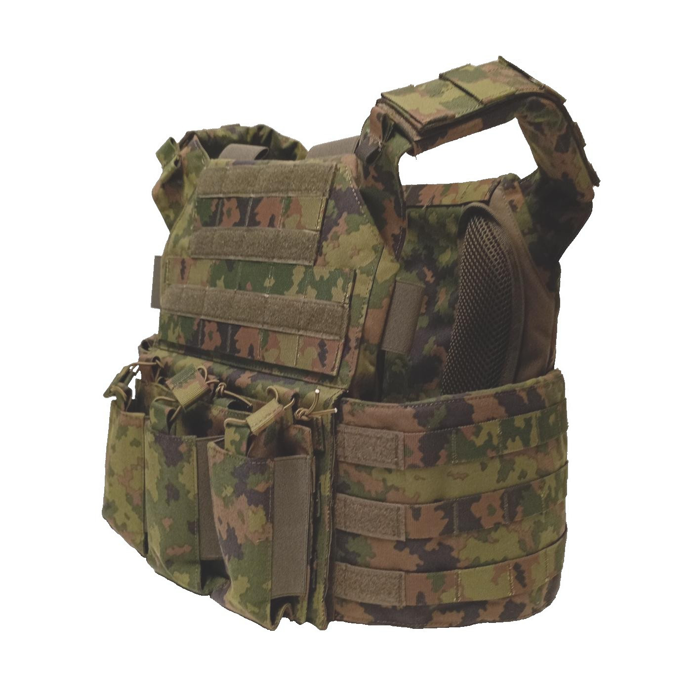 Combo: Plate Carrier, M24, luotisuojalevypari, IIIA ja kylkisuojalevypari, IIIA