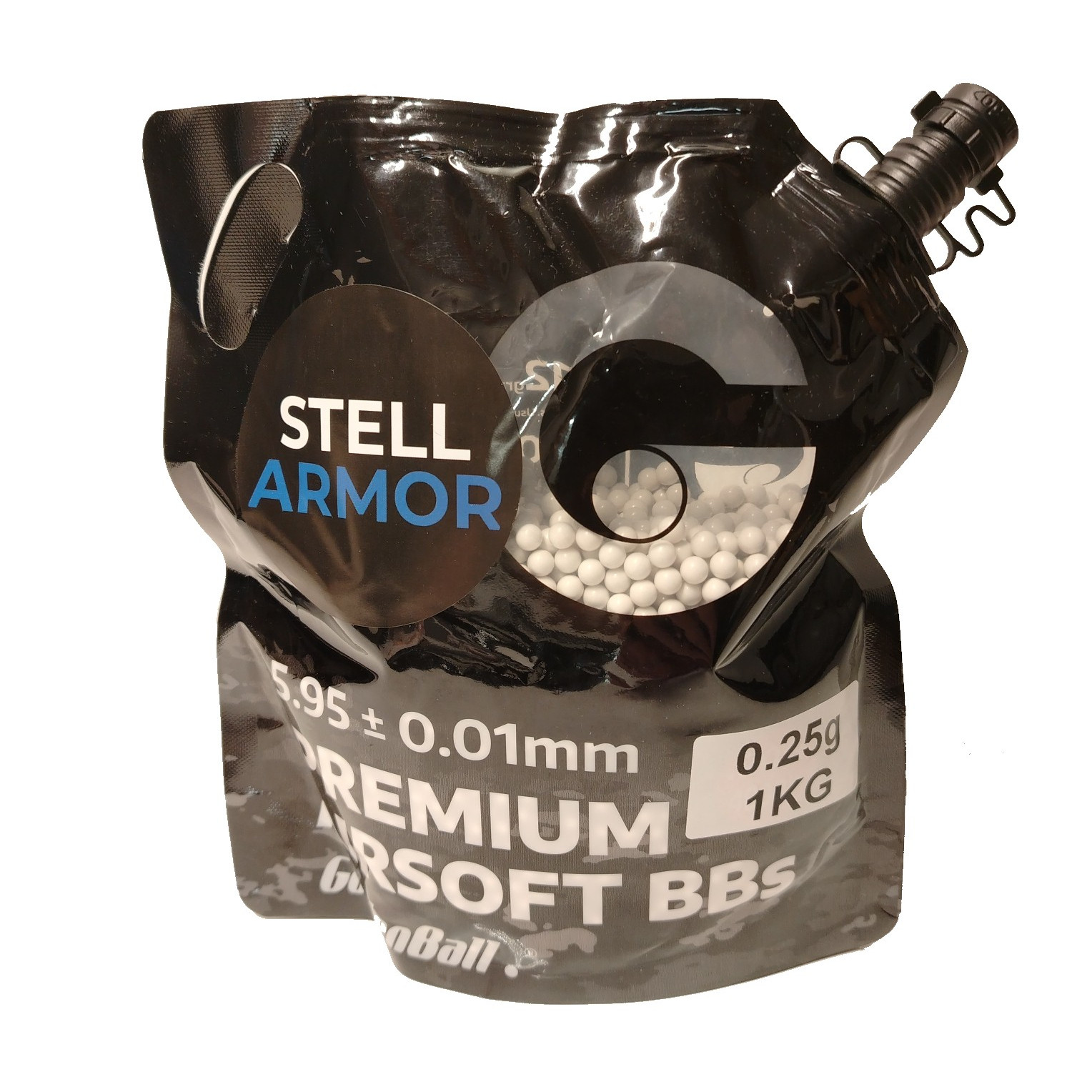 Tarkkuus Airsoft BIO-kuula 0,25 g, 1 kg