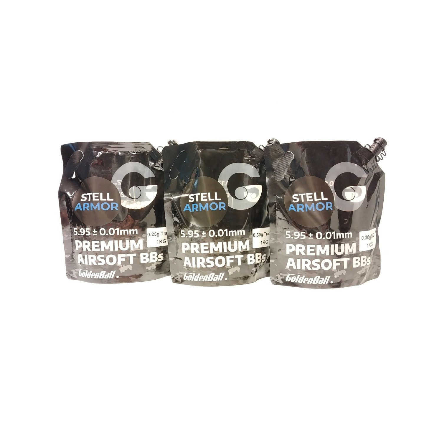 Tarkkuus Airsoft BIO-kuula 0,36 g, 1 kg